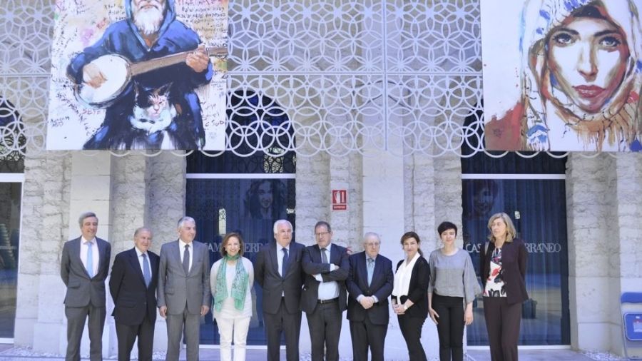 Diplomáticos, secretarios de Estado y personalidades participantes en el Encuentro sobre Turquía - Foto: María Gilabert / Revista Casa Mediterráneo.