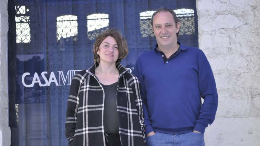 Vera Lebrón y Jesús Prieto en Casa Mediterráneo / © María Gilabert - Revista Casa Mediterráneo.