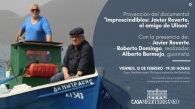 Cartel de la proyección en Casa Mediterráneo.