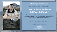 Cartel del evento en Casa Mediterráneo.