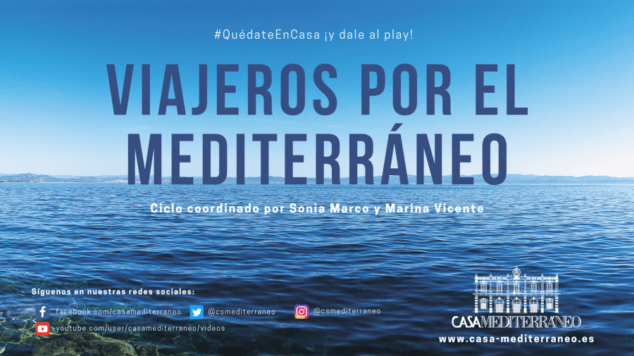 Cartel de Viajeros por el Mediterráneo.