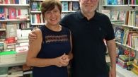 Pilar Verdú y Luis Casado, propietarios de la Librería Plumier de Ibi.