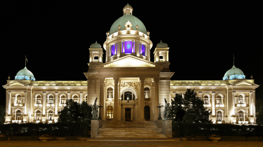 Parlamento de Serbia.