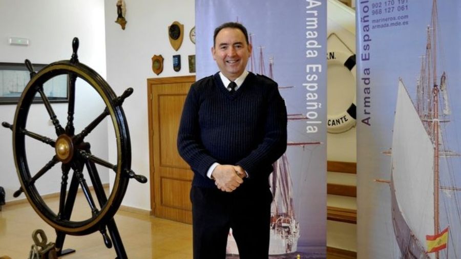 Joaquín Vegara, Comandante Naval de Alicante -  © María Gilabert.