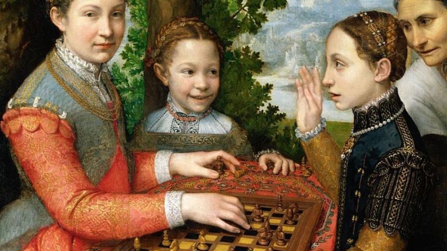 'Juego de ajedrez', obra de Sofonisba Anguissola.