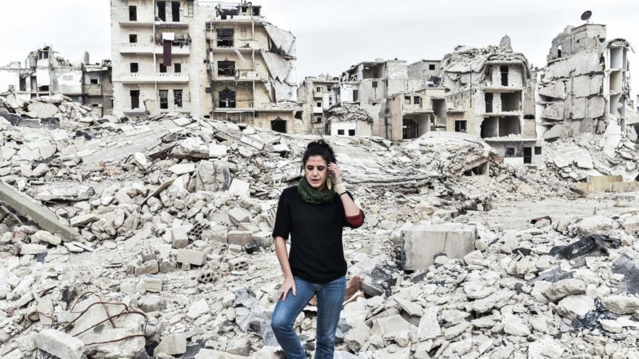 Natalia Sancha en Homs - Imagen: Nina Sukkari.