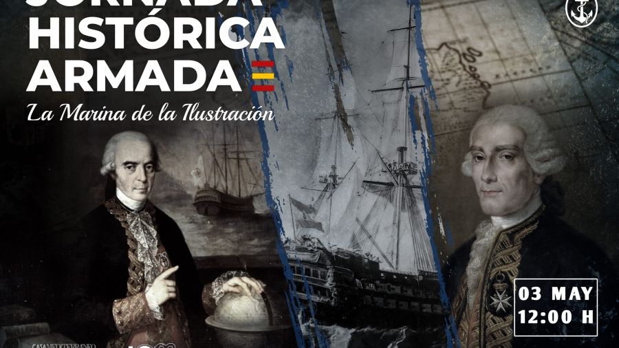 Cartel de la IV Jornada Histórica de la Armada.