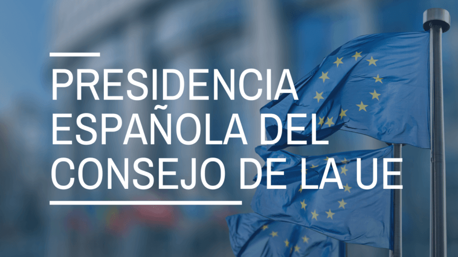 Presidencia Española del Consejo de la Unión Europea.