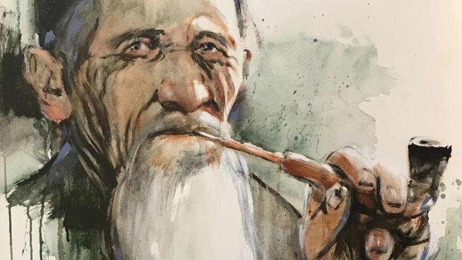 Una de las obras integrantes de la exposición 'La mirada nómada', de Jaume Marzal.