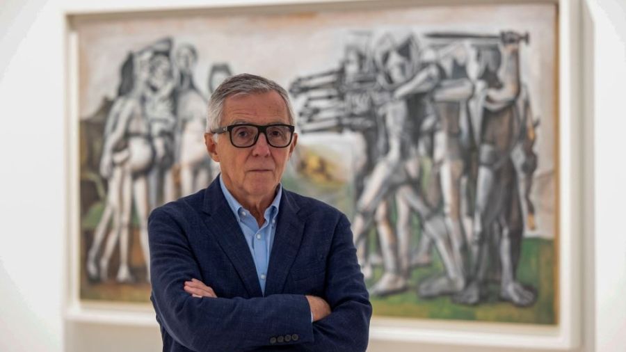 El director artístico del Museo Picasso de Málaga, José Lebrero – © EFE / Daniel Pérez.