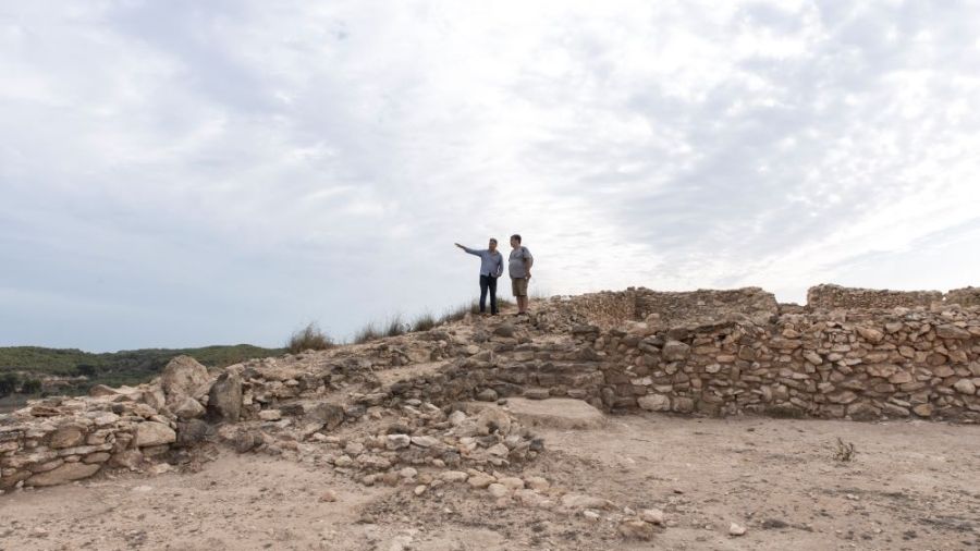 Rodaje del documental 'Territorio tartessos'.