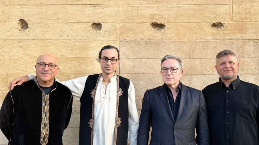 De izquierda a derecha, Aziz Samsaoui, Kaveh Sarvarian, Carles Magraner y Jota Martínez - Capella de Ministrers - © Ángela García Villanueva.
