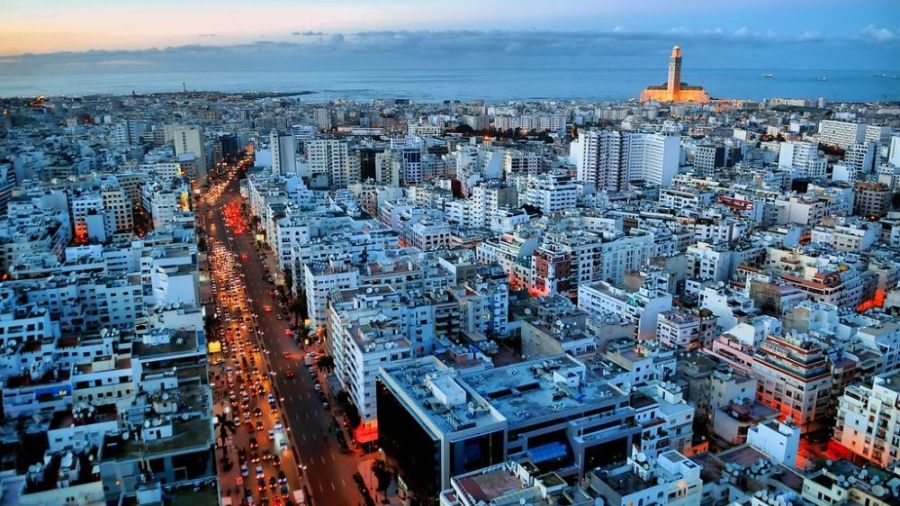 Panorámica de Casablanca.