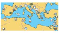 Mapa interactivo de los Bines Patrimonio de la Humanidad, ilustrado por José Malagón.