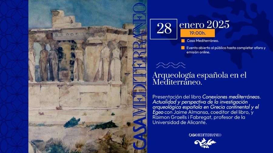 Cartel de la presentación del libro ‘Conexiones mediterráneas’.