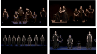 Escenas de 'Teatro en la guerra'.
