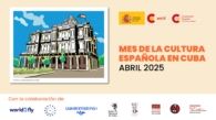 Cartel del Mes de la Cultura Española en Cuba.