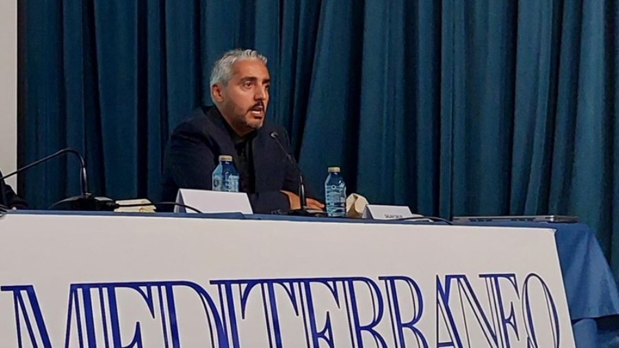 Salah Salhi, durante su participación en la Semana Alicante-Orán, celebrada el pasado mayo en Casa Mediterráneo.