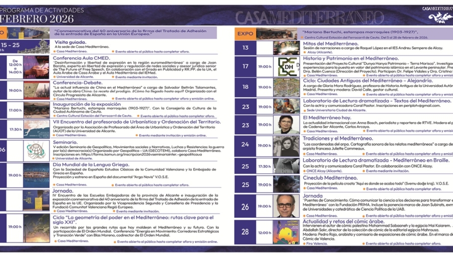 Programa FEBRERO 2026